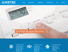 Tablet Screenshot of icetecconfort.com